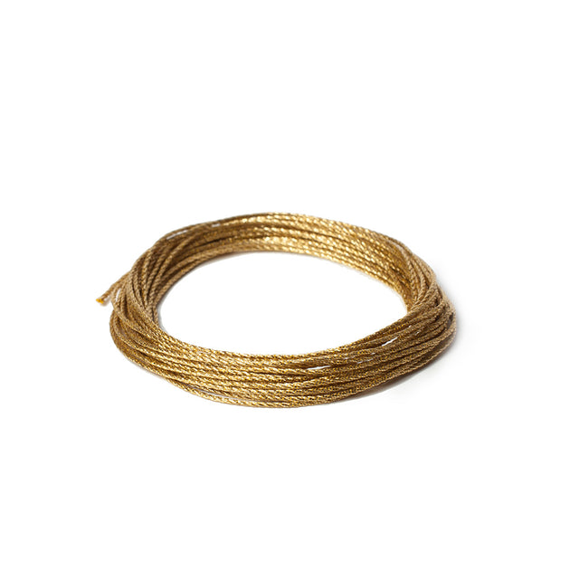  WRIGHTS Jumbo Metallic Twisted Cord 1/2 Wide 12 Yards-Gold