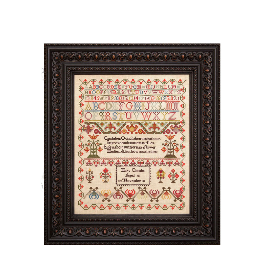Hands Across the Sea - Mary Choaks, a Cornish vanity sampler