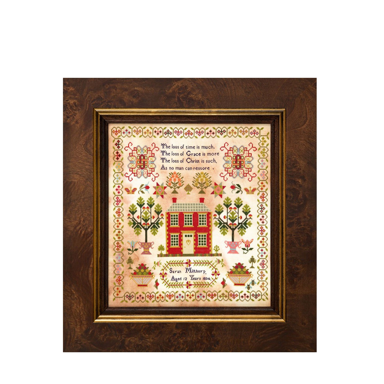 Souvenirs Improbables /Sarah　 mmmmm Hands Across the Sea - Sarah Milthorp, 1834 ~ Silk Thread Kit