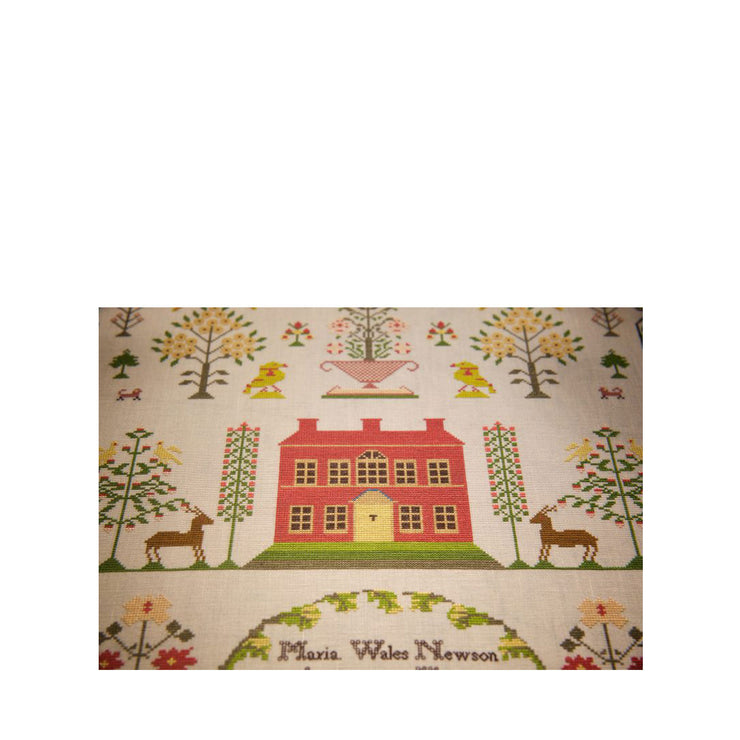 Hands Across the Sea - Maria Wales Newson 1838 ~ Silk Thread Kit