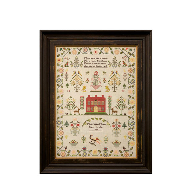 Hands Across the Sea - Maria Wales Newson 1838 ~ Silk Thread Kit