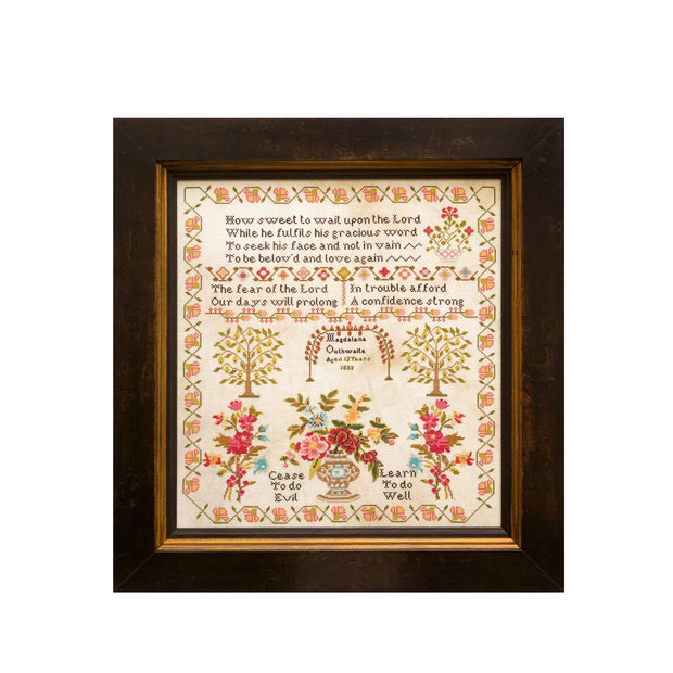 Hands Across the Sea - Magdalena Outhwaite 1833 ~ Silk Thread Kit