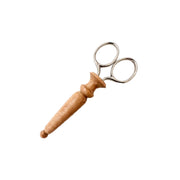 Maple Scissor Case with Fine Embroidery Scissors