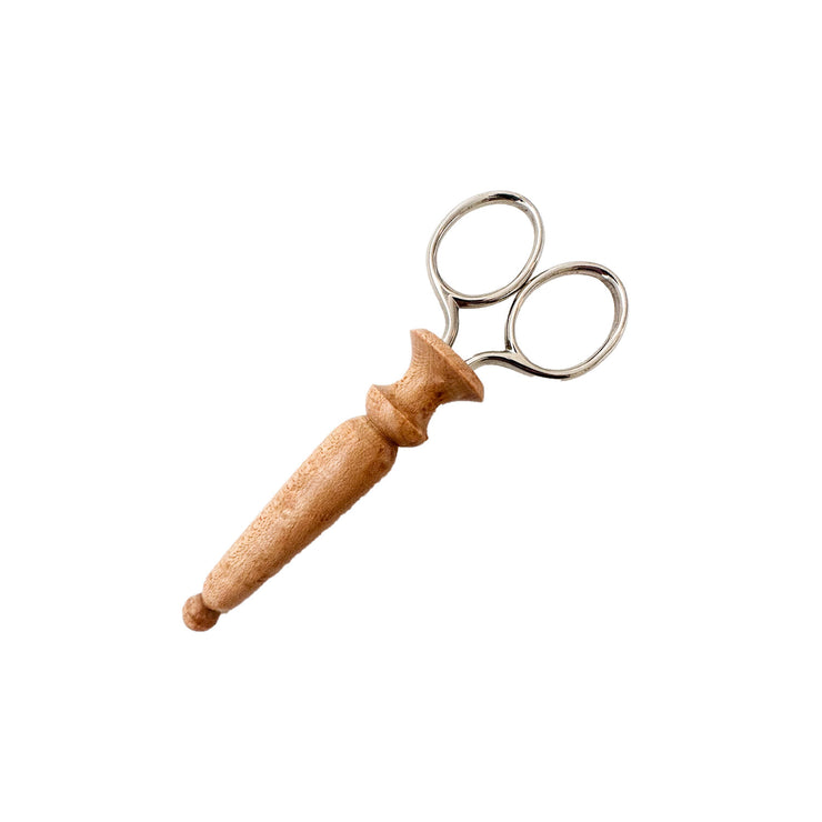Maple Scissor Case with Fine Embroidery Scissors