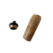 Dome-Top Wooden Needle Case with Contrast Lid