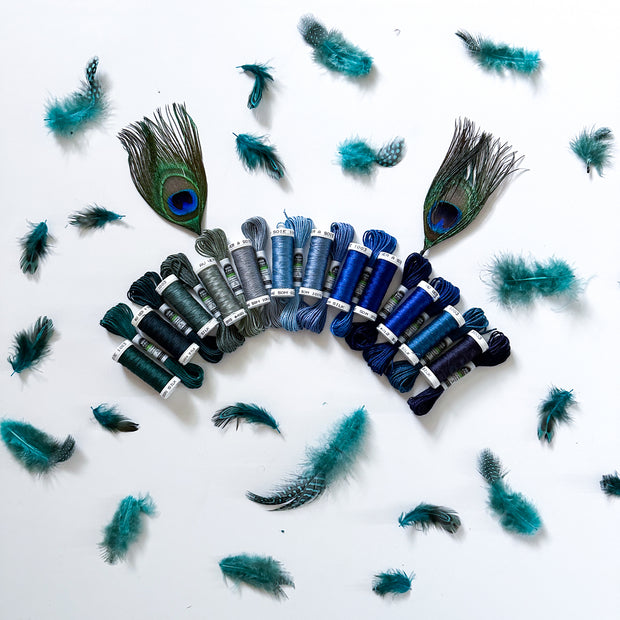Peacock - Silk Thread Kit