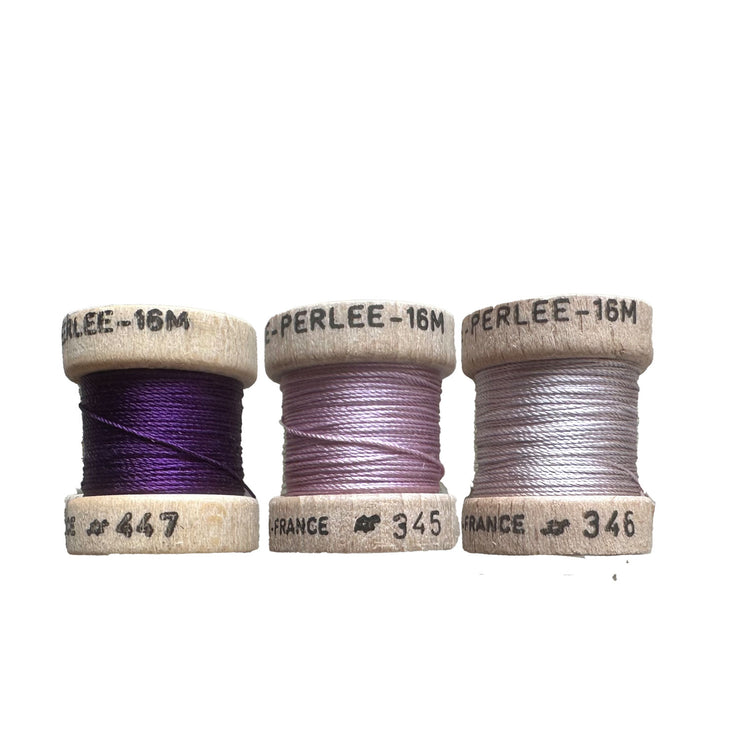 Au Ver à Soie ® Soie Perlee Silk Thread Kit - Amethyst