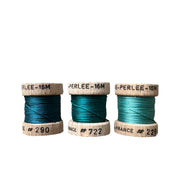 Au Ver à Soie ® Soie Perlee Silk Thread Kit - Aqua