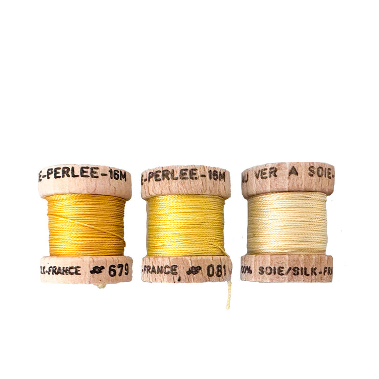 Au Ver à Soie ® Soie Perlee Silk Thread Kit - Sunshine