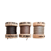 Au Ver à Soie ® Soie Perlee Silk Thread Kit - French Taupe