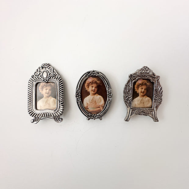 Assorted Silver Metal Frames