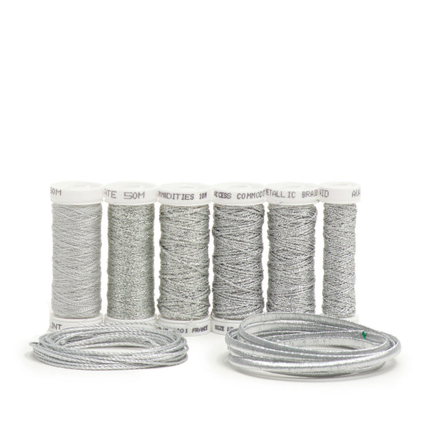Ensemble de Metallic Thread Kit - Silver