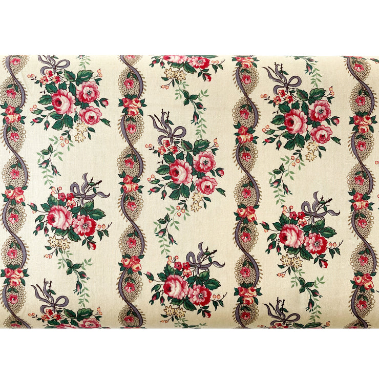 Rose Bouquet Wallpaper Fabric by Yuwa