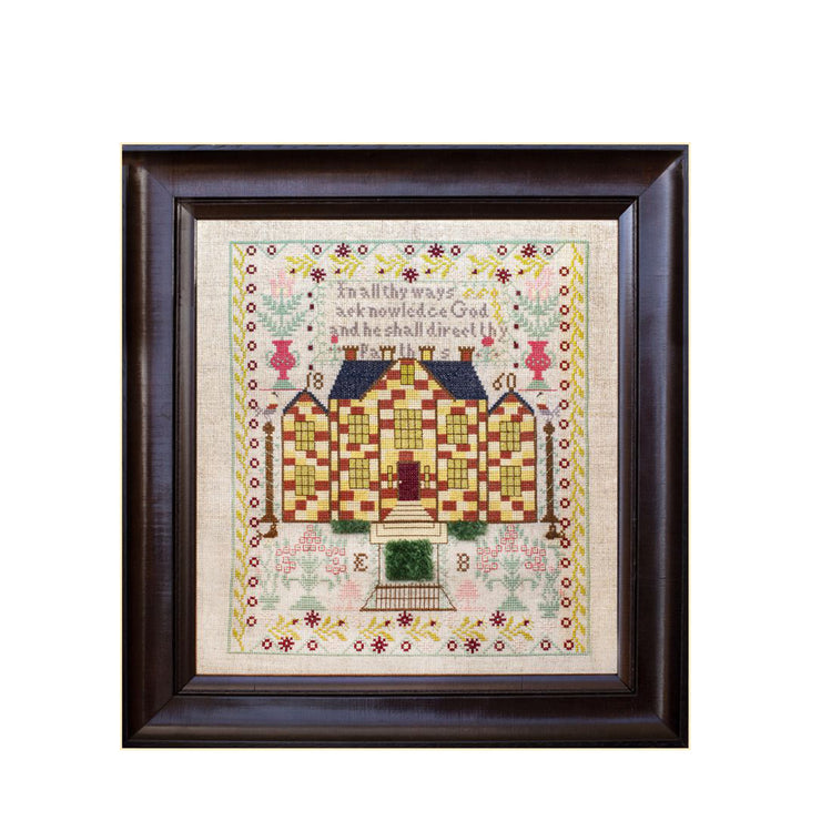 Hands Across the Sea - The Chequerboard House – A Little Gem - Soie 100/3 Thread Kit