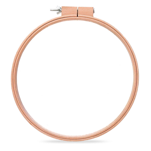 Round Wooden Quilting Hoop - 1" Thick