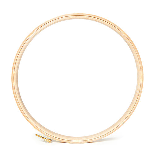 Round Wooden Embroidery Hoop - 5/8" Thick