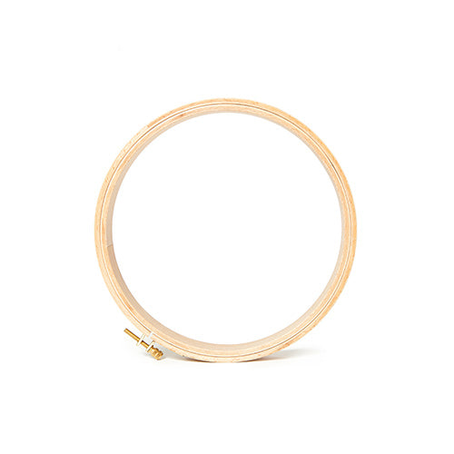 Round Wooden Embroidery Hoop - 5/8 Thick