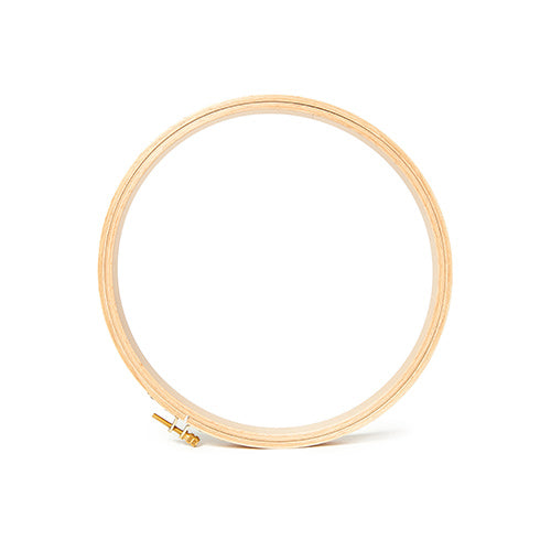 Wooden Round Embroidery Hoops - 7.5 Inch —