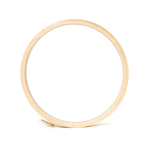 Round Wooden Embroidery Hoop - 7/8" Thick