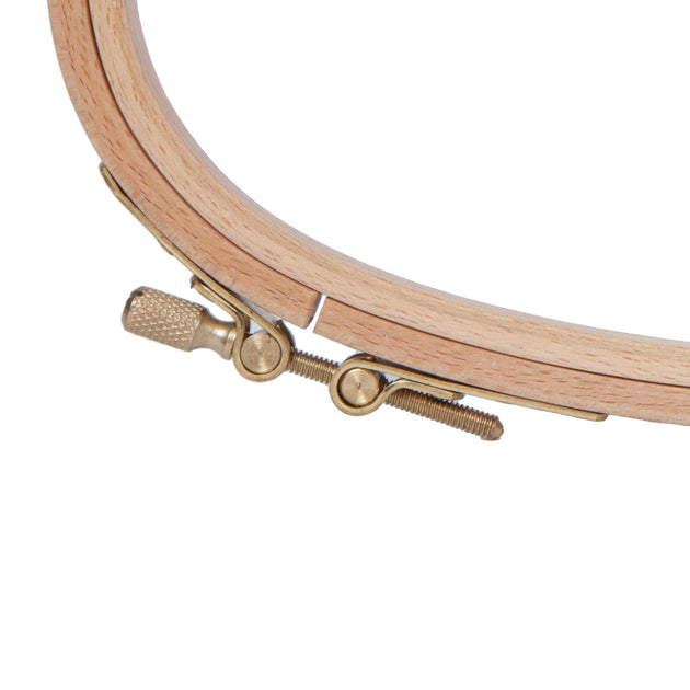 Wooden Embroidery Hoop - Oval - 9