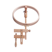 Table Clamp with Wooden Embroidery Hoop - 7/8 x 8.5"