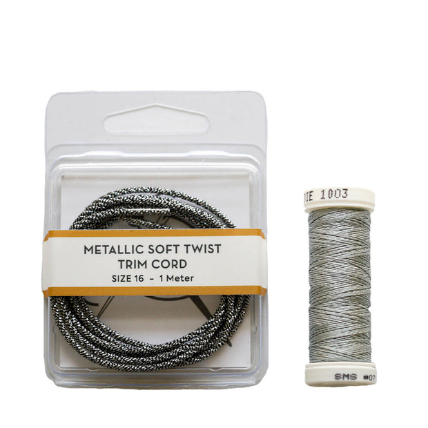 Metallic Soft Twist Cord  - Renaissance Silver
