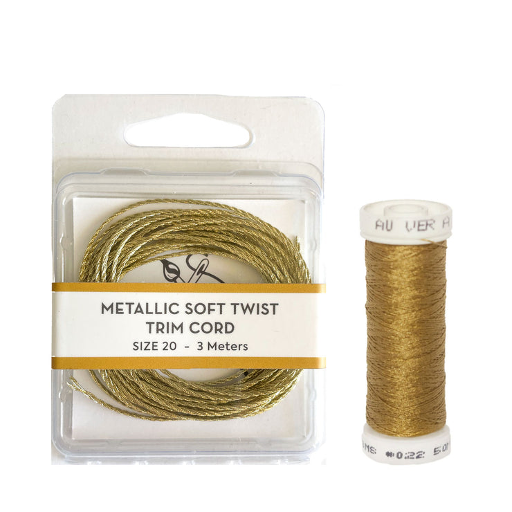 Metallic Soft Twist Cord  - Afgan Gold
