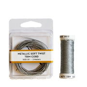 Metallic Soft Twist Cord  - Silver