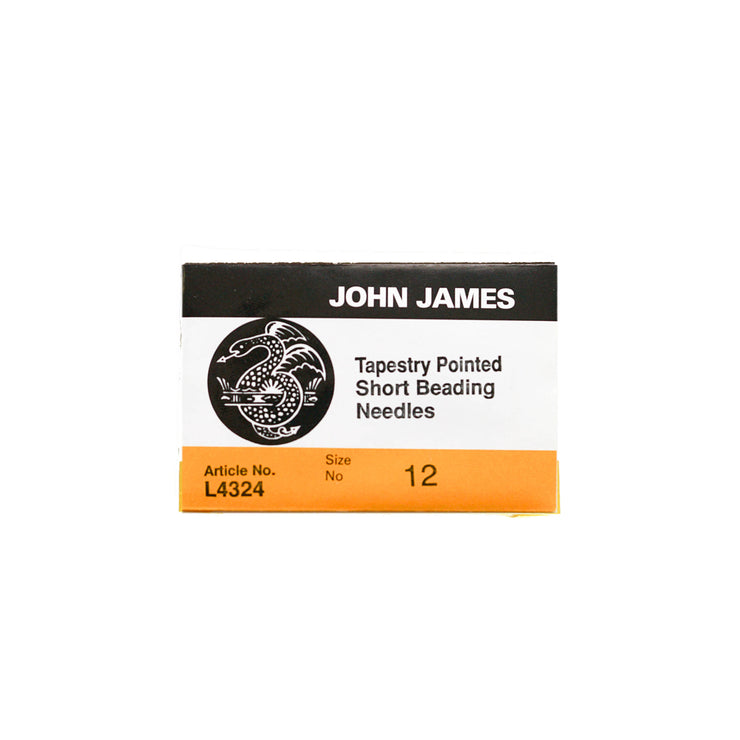 John James Tapestry Pointed Short Beading Needles