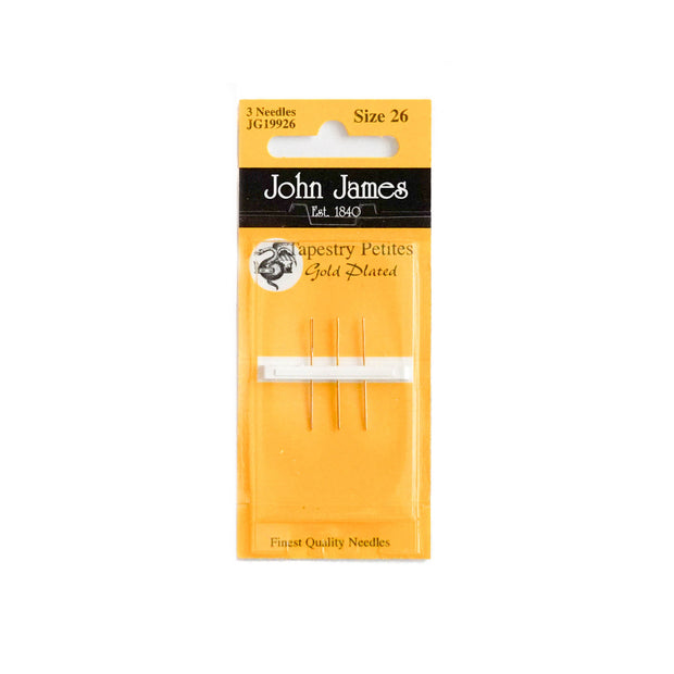 John James Gold Plated Petite Tapestry Needles