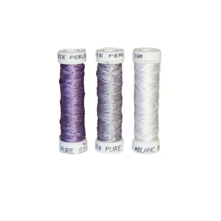Au Ver à Soie ® Soie Perlee Silk Thread Kit - Lilac