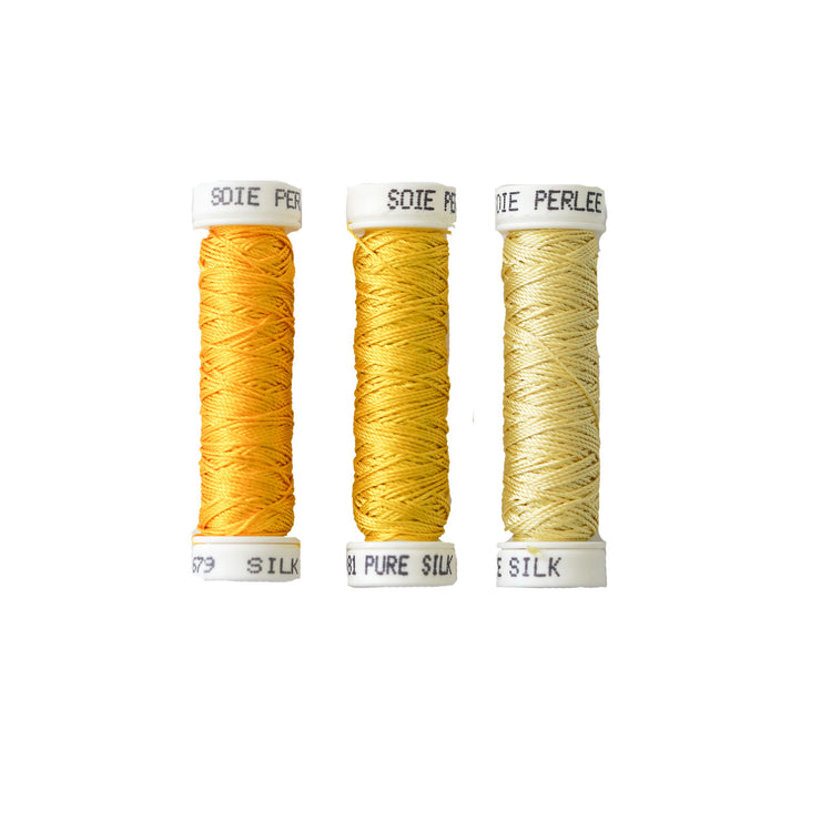 Au Ver à Soie ® Soie Perlee Silk Thread Kit - Sunshine