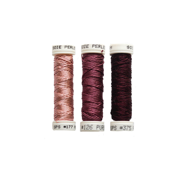 Au Ver à Soie ® Soie Perlee Silk Thread Kit - Dusty Rose