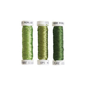 Au Ver à Soie ® Soie Perlee Silk Thread Kit - Leaf Green