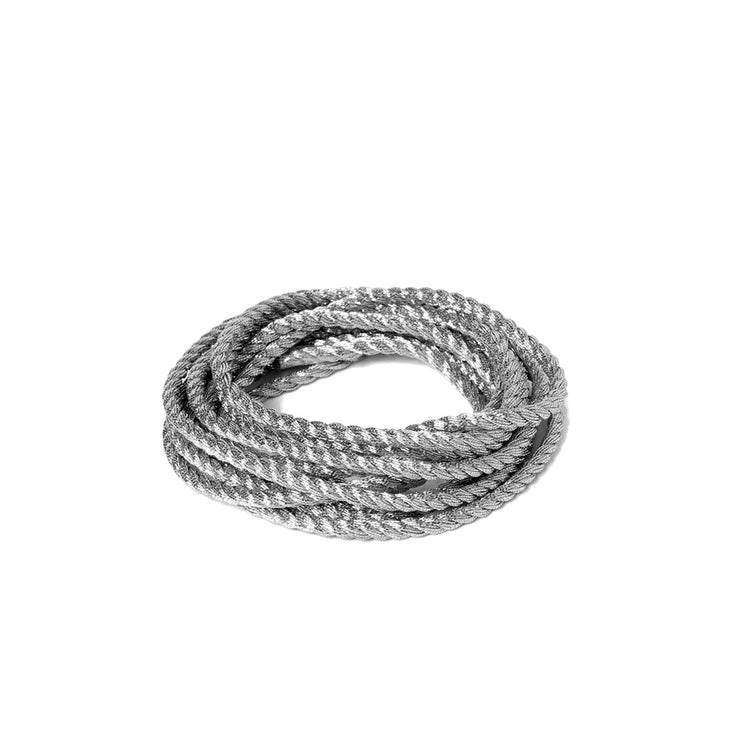 Metallic Soft Twist Cord  1/8" - Silver